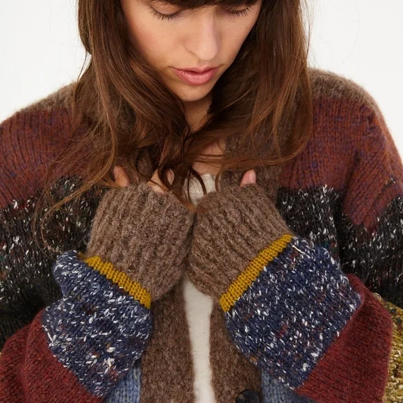 Raquel Allegra Striped Ojo de Dios Cardigan Size 1 or S - Picture 2 of 8